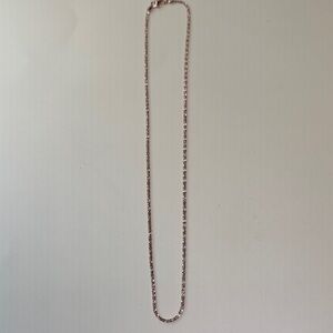925 Silver Rose Gold Necklace